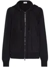 Brunello Cucinelli Cardigan Mit Kapuze In Black