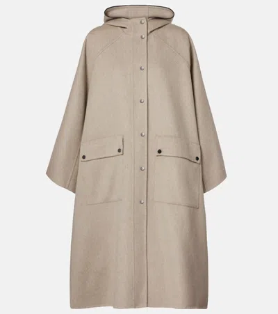Brunello Cucinelli Hooded Cashmere Coat