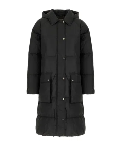 Brunello Cucinelli Hooded Cotton Jacket In Black