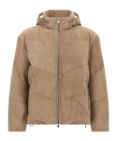 BRUNELLO CUCINELLI HOODED COTTON JACKET