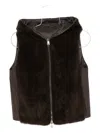 Brunello Cucinelli Monile Reversible Vest Gilet Brown In Brown