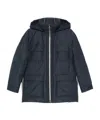 Brunello Cucinelli Hooded Flap-pocket Jacket In Blue