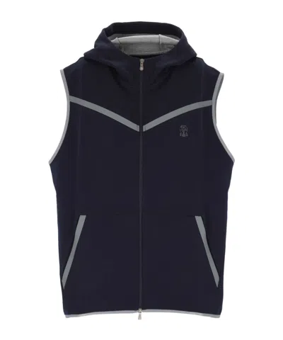 BRUNELLO CUCINELLI HOODED GILET