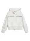 Brunello Cucinelli Hooded Jacket In White