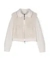 Brunello Cucinelli Hooded Long-sleeved Sweater In White