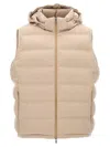 BRUNELLO CUCINELLI BRUNELLO CUCINELLI HOODED PADDED VEST