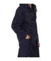 Brunello Cucinelli Shearling Parka In Blue