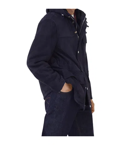 BRUNELLO CUCINELLI BRUNELLO CUCINELLI ZIP-UP HOODED JACKET