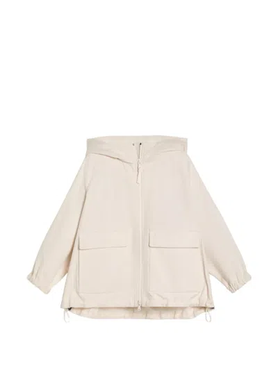 Brunello Cucinelli Kids' Hooded Pocket Jacket In Pink