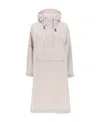 Brunello Cucinelli Hooded Rain Parka In Neutral