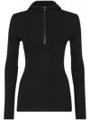 Brunello Cucinelli Sparkling Cashmere And Silk Lightweight Rib Knit Hooded Sweater With Shiny Detail In Black