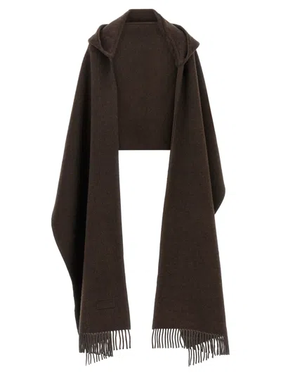BRUNELLO CUCINELLI HOODED SCARF