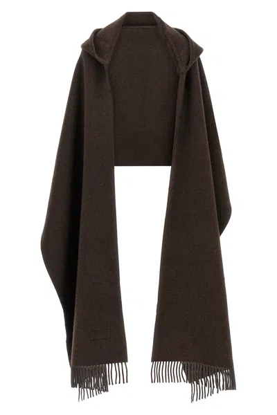 BRUNELLO CUCINELLI HOODED SCARF