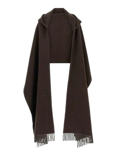 BRUNELLO CUCINELLI HOODED SCARF