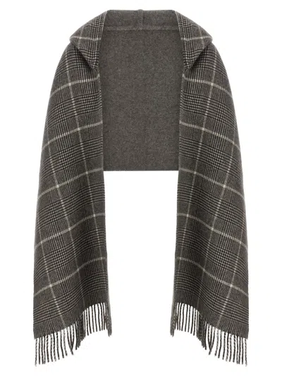 BRUNELLO CUCINELLI BRUNELLO CUCINELLI HOODED SCARF