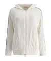 Brunello Cucinelli Hooded Sweater In White