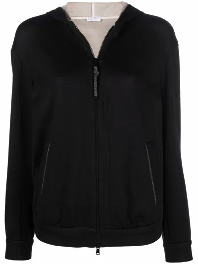 BRUNELLO CUCINELLI SWEATSHIRT WITH MONILI