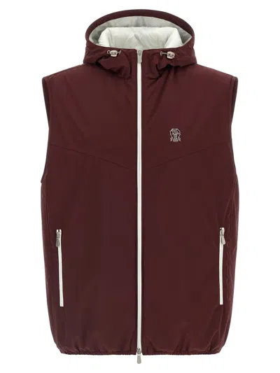 BRUNELLO CUCINELLI BRUNELLO CUCINELLI HOODED VEST