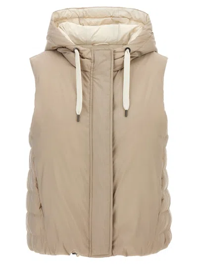 BRUNELLO CUCINELLI ZIP HOODED GILET