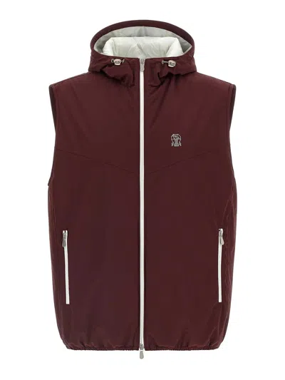 BRUNELLO CUCINELLI HOODED VEST