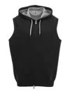 Brunello Cucinelli Sweatshirt Vest In Negro