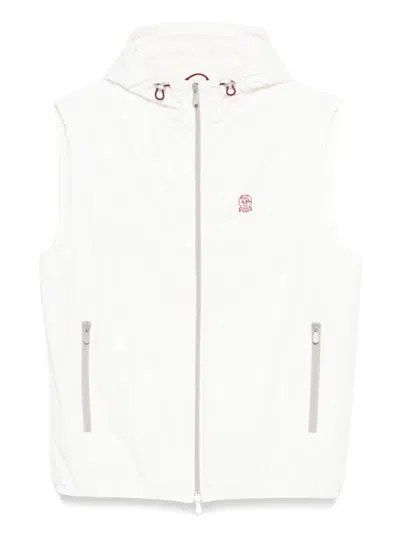 BRUNELLO CUCINELLI HOODED WAISTCOAT