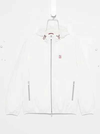 BRUNELLO CUCINELLI HOODED ZIP-FASTENING JACKET