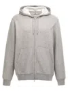 Brunello Cucinelli Hoodie Cotton Drawstring In Gray