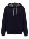 Brunello Cucinelli Techno Cotton Interlock Zip-front Hooded Sweatshirt