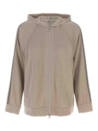 BRUNELLO CUCINELLI HOODIE WITH ZIP