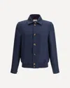 Brunello Cucinelli Hopsack Jacket In Blue