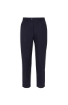 Brunello Cucinelli Hopsack Trousers In Blue