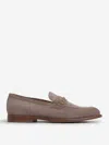 Brunello Cucinelli Horsebit Leather Moccasins In Brown