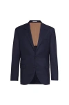 Brunello Cucinelli Single-breasted Virgin-wool Blazer In Blue