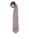 Brunello Cucinelli Houndstooth-pattern Tie In Neutral
