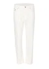 BRUNELLO CUCINELLI BRUNELLO CUCINELLI WHITE COTTON DENIM JEANS