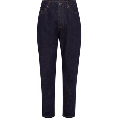 Brunello Cucinelli Iconic Fit Five-pocket Trousers In Blue