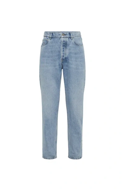 Brunello Cucinelli Iconic Fit Five-pocket Trousers In Blue