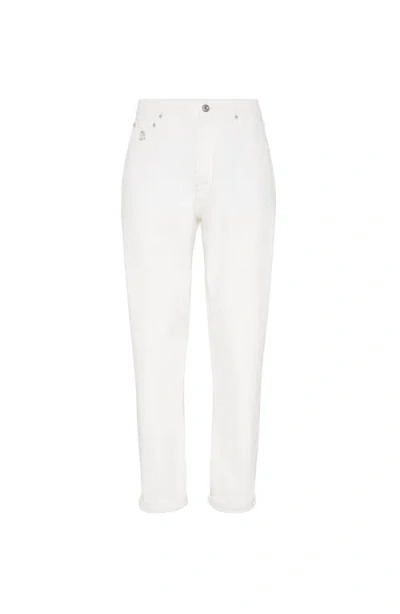BRUNELLO CUCINELLI BRUNELLO CUCINELLI ICONIC FIT FIVE-POCKET TROUSERS