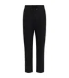 Brunello Cucinelli Leisure Fit Pants With Drawstring In Black