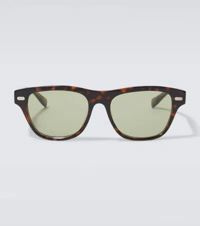 Brunello Cucinelli Iconic Meridian Square Sunglasses In Green