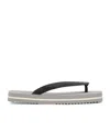 Brunello Cucinelli Infradito Con Decorazione Monili In Gray