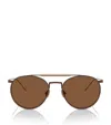 Brunello Cucinelli Injected Bc2004st Sunglasses In Brown