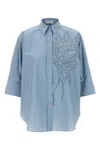 Brunello Cucinelli Intarsia Shirt With Embroidered Inlaid Detail