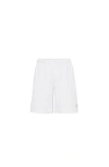 Brunello Cucinelli Elastic-waist Panelled Shorts In White