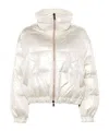 Brunello Cucinelli Iridescent-effect Down Jacket In White