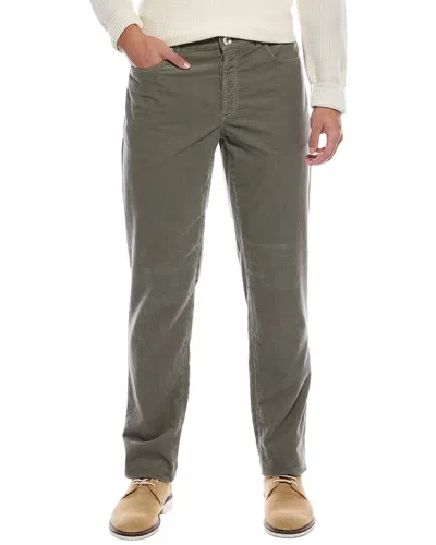 Brunello Cucinelli Italian Fit Corduroy Pant In Gray