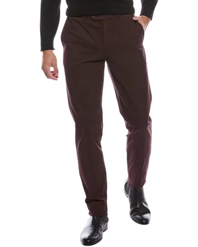Brunello Cucinelli Italian Fit Pant In Burgundy