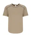 Brunello Cucinelli Item O-neck Short-sleeved T-shirt In Nude