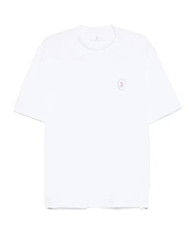 Brunello Cucinelli Item O-neck Short-sleeved T-shirt In White